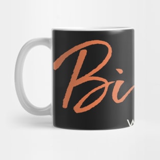 Funny Birding Design Birds Well with Others Mug